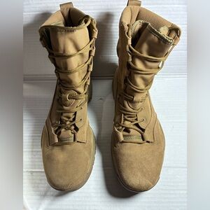 Tan Lace-Up Combat Boots Nike USED (not box)